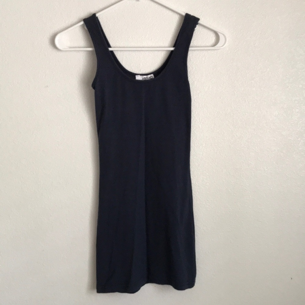 Navy blue mini dress
